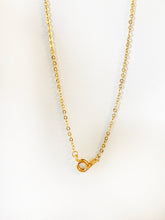 Load image into Gallery viewer, Fluorite Wire-Wrapped Brass Pendant Necklace. Genuine Real Raw Crystal Gemstone Sourced in Asheville, North Carolina. Pale teal or soft blue-green color. Minimalist Modern Bohemian Style Design. Authentic One-of-a-Kind Handmade Jewelry.