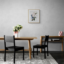 Load image into Gallery viewer, 16” x 20” original watercolor botanical cherry blossom floral painting in an expressive, impressionist, minimalist, modern style by contemporary fine artist Elizabeth Becker.
