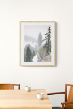Load image into Gallery viewer, 5” x 7” original watercolor abstract landscape painting in an ethereal, expressive, impressionist, minimalist, modern style by contemporary fine artist Elizabeth Becker