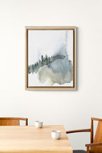 Load image into Gallery viewer, 5” x 7” original watercolor abstract landscape painting in an ethereal, expressive, impressionist, minimalist, modern style by contemporary fine artist Elizabeth Becker
