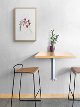Load image into Gallery viewer, 10” x 18” original watercolor botanical floral painting in an expressive, impressionist, minimalist, modern style by contemporary fine artist Elizabeth Becker