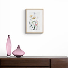 Load image into Gallery viewer, 10” x 16” original watercolor botanical floral painting in an expressive, impressionist, minimalist, modern style by contemporary fine artist Elizabeth Becker