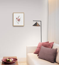 Load image into Gallery viewer, 9” x 12” original watercolor botanical magnolia floral painting in an expressive, impressionist, minimalist, modern style by contemporary fine artist Elizabeth Becker