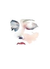 Load image into Gallery viewer, 9" x 12" original watercolor abstract portrait painting in an ethereal, expressive, impressionist, minimalist, modern style by contemporary fine artist Elizabeth Becker