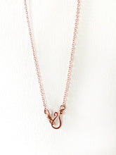 Load image into Gallery viewer, Blue Kyanite Wire-Wrapped Copper Pendant Necklace. Genuine Real Raw Crystal Gemstone Sourced in Asheville, North Carolina. Minimalist Modern Bohemian Style with Criss-Cross Design. Authentic One-of-a-Kind Handmade Jewelry.

