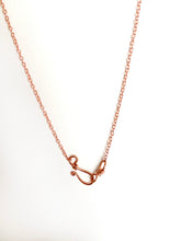 Load image into Gallery viewer, Blue Kyanite Wire-Wrapped Copper Pendant Necklace. Genuine Real Raw Gemstone Crystal Shard Sourced in Asheville, North Carolina. Minimalist Modern Bohemian Style Design. Authentic One-of-a-Kind Handmade Jewelry.
