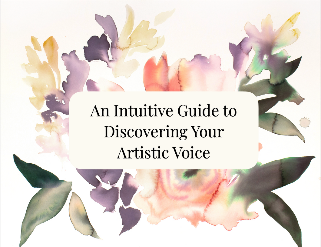 Your essential guide on finding your artistic voice. This guide will help you tune into your intuition, align with your inner child, tune out your self-critic and outside influences, visualize the art you want to create, and create that art! 