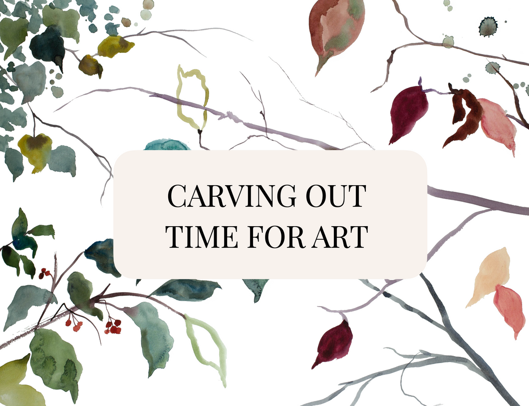 Your essential guide on how to carve out time for art in you busy schedule. This guide includes a wide range of various time-management tools to help you make time for your creative practice.